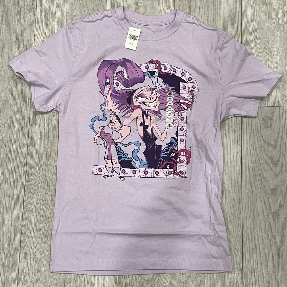 NEW Disney Parks Emperor's New Groove Adult Purple T-Shirt w/ Kronk &‎ Yzma